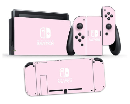 Baby Pink Pastel Nintendo Switch Skin-Console Vinyls-Nintendo-Nintendo Switch-Baby Pink Pastel-LaboTech