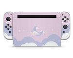 Pastel Clouds Purple Nintendo Switch Skin