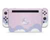 Pastel Clouds Purple Nintendo Switch Skin