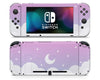 New Purple Clouds Moon Nintendo Switch Skin