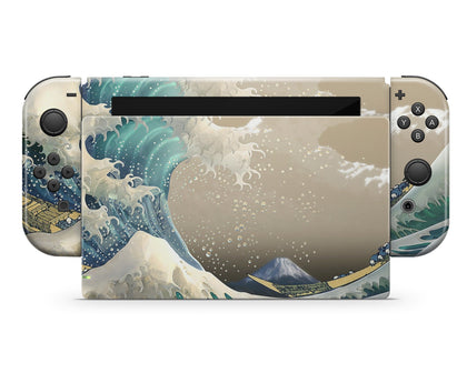 Hokusai Wave Nintendo Switch Skin-Console Vinyls-Nintendo-Nintendo Switch-Hokusai Wave-LaboTech