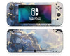 Ethereal Blue Gold Marble Nintendo Switch Skin
