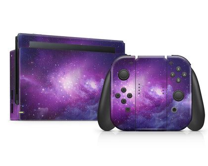 Purple Nebula Galaxy Nintendo Switch Skin-Console Vinyls-Nintendo-Nintendo Switch-Purple Nebula Galaxy-LaboTech