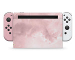 Pink Rose Clouds Nintendo Switch Skin