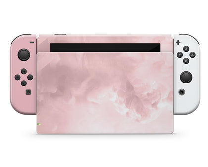 Pink Rose Clouds Nintendo Switch Skin-Console Vinyls-Nintendo-Nintendo Switch-Pink Rose Clouds-LaboTech