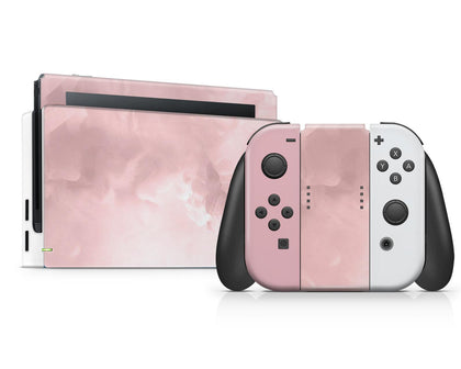 Pink Rose Clouds Nintendo Switch Skin-Console Vinyls-Nintendo-Nintendo Switch-Pink Rose Clouds-LaboTech