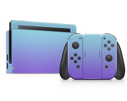 Pastel Purple Blue Gradient Nintendo Switch Skin-Console Vinyls-Nintendo-Nintendo Switch-Pastel Purple Blue Gradient-LaboTech