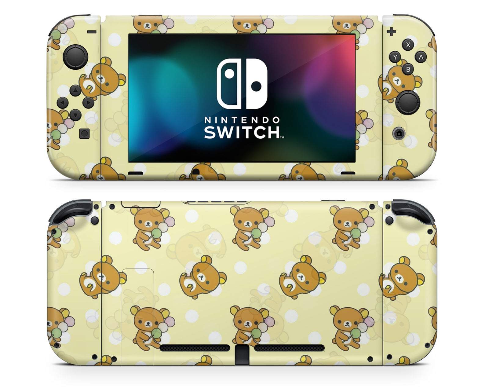 Rilakkuma Yellow Nintendo Switch Skin