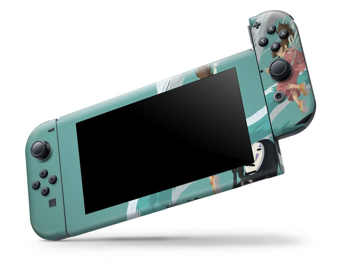 Green Spirited Away (No Logo) Nintendo Switch Skin