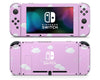 Pink Clouds Cute Nintendo Switch Skin