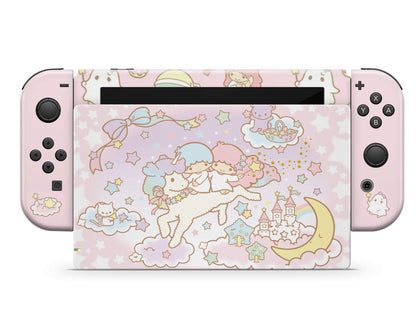 Little Twin Star New Pony Cute Nintendo Switch Skin-Console Vinyls-Nintendo-Nintendo Switch-Little Twin Star New Pony Cute-LaboTech