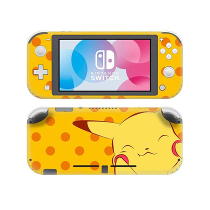 Pikachu Polkadots Nintendo Switch Lite Skin-Console Vinyls-Nintendo-Nintendo Switch Lite-Pikachu Polkadots-LaboTech